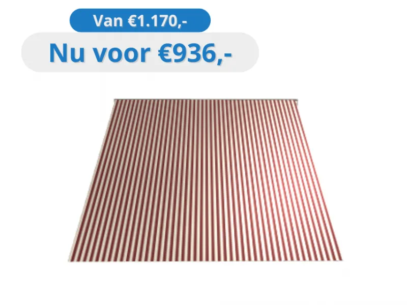 Verano Mallorca 0,85 x 1 meter + Somfy Sunilus IO motor outlet