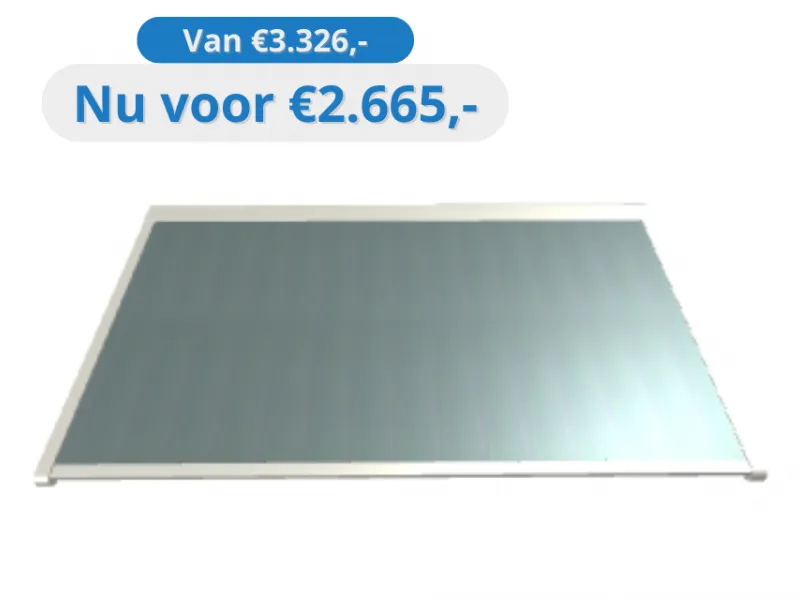 Verano Oslo 3,785 x 2,5 meter + Somfy Sunea IO motor outlet
